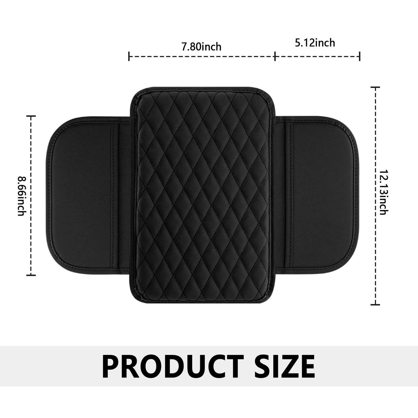 Stacool Universal Car Armrest Cover Cushion with Storage